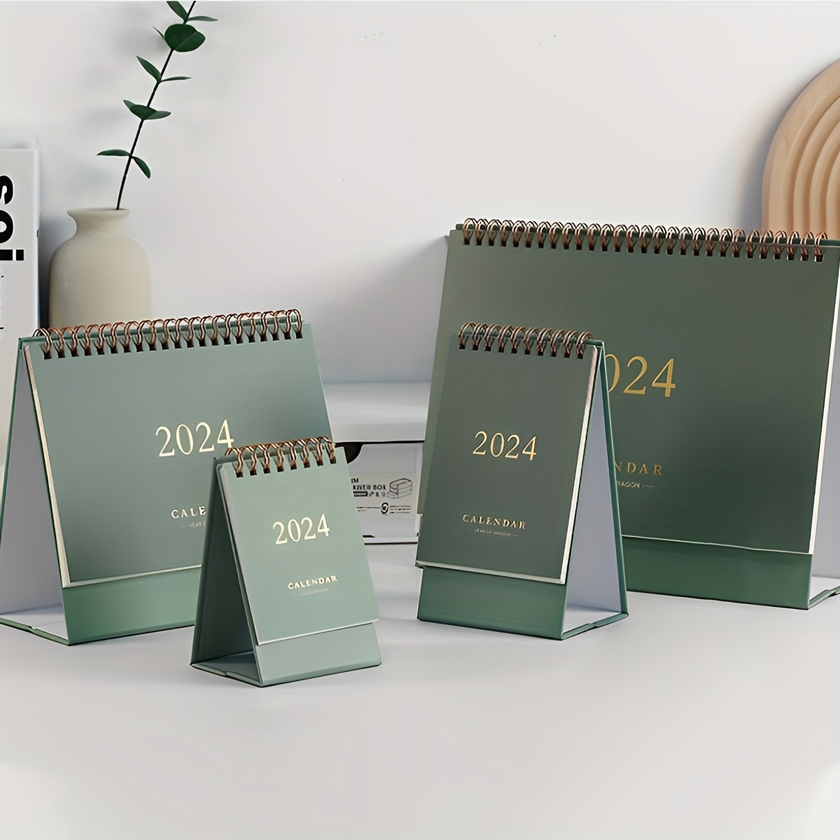 2024 Mini Bureau Stand up Calendrier Annuel Agenda - Temu Switzerland