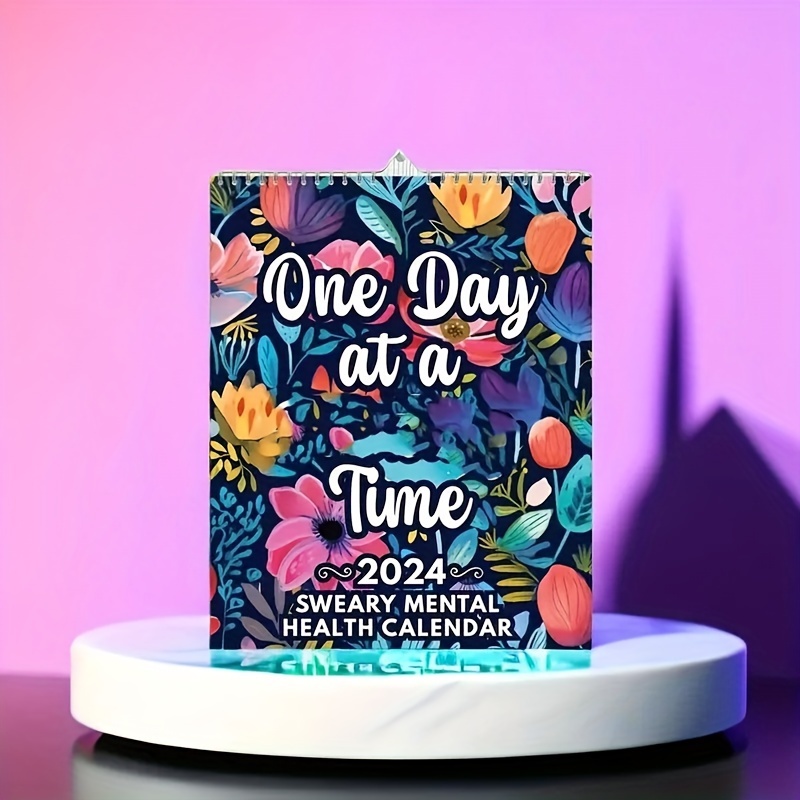 2024 365 Day Calendar For Page a Day Positive Daily Affirmations Desk  Calendar
