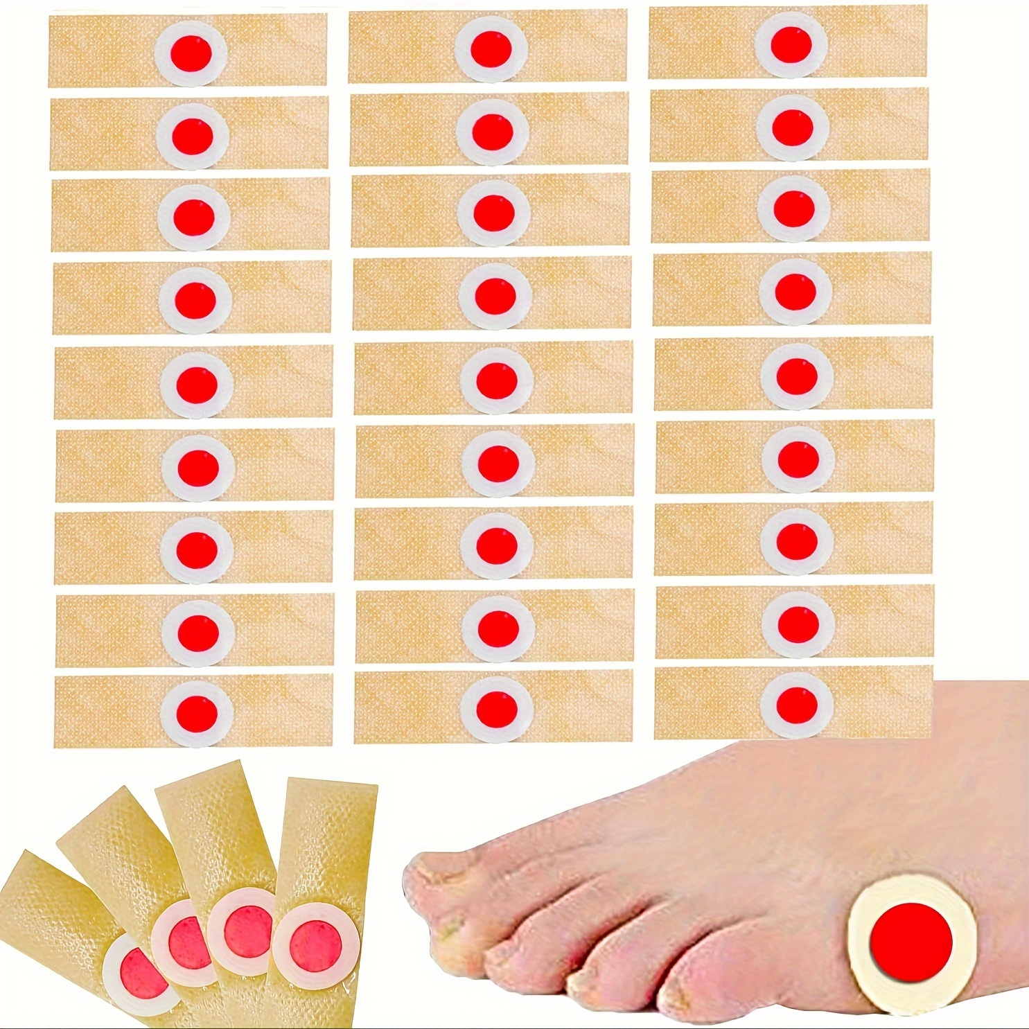 6/48Pcs Foot Corn Remover Pads Plantar Wart Thorn Plaster Patches