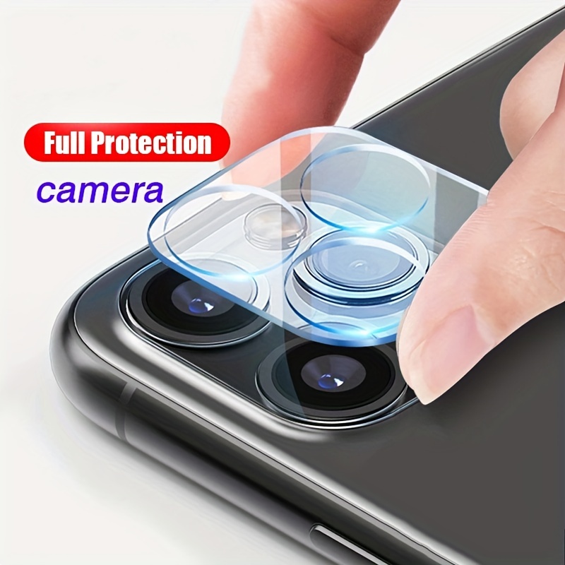 UniqueMe Compatible con 3 protectores de lente de cámara iPhone 15  Pro/iPhone 15 Pro Max, [protección contra caídas] Ultra duradero  [compatible con