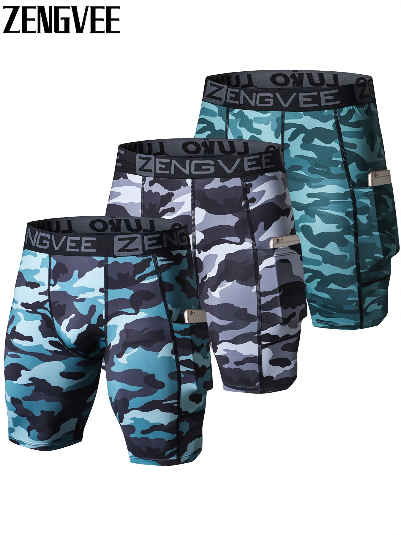 Men's Camo Shorts - Comfortable Streetwear For Cycling, Fitness, And  Outdoor Activities - Perfect For Summer - Temu