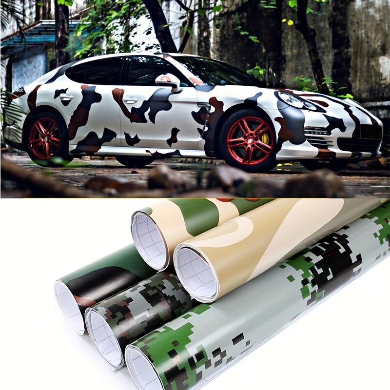 Holographic Black Car Wrap Vinyl Satin Auto Skin Sticker Air Free