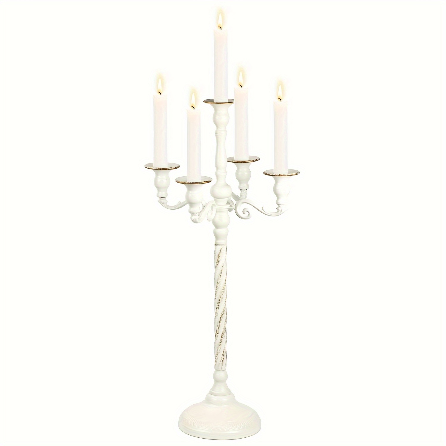 Golden Candelabra For Wedding Event Decor Tall Candelabra - Temu