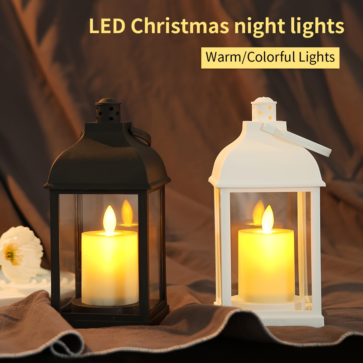 Lantern Decoration Candle Light Battery Powered Led Flashing - Temu