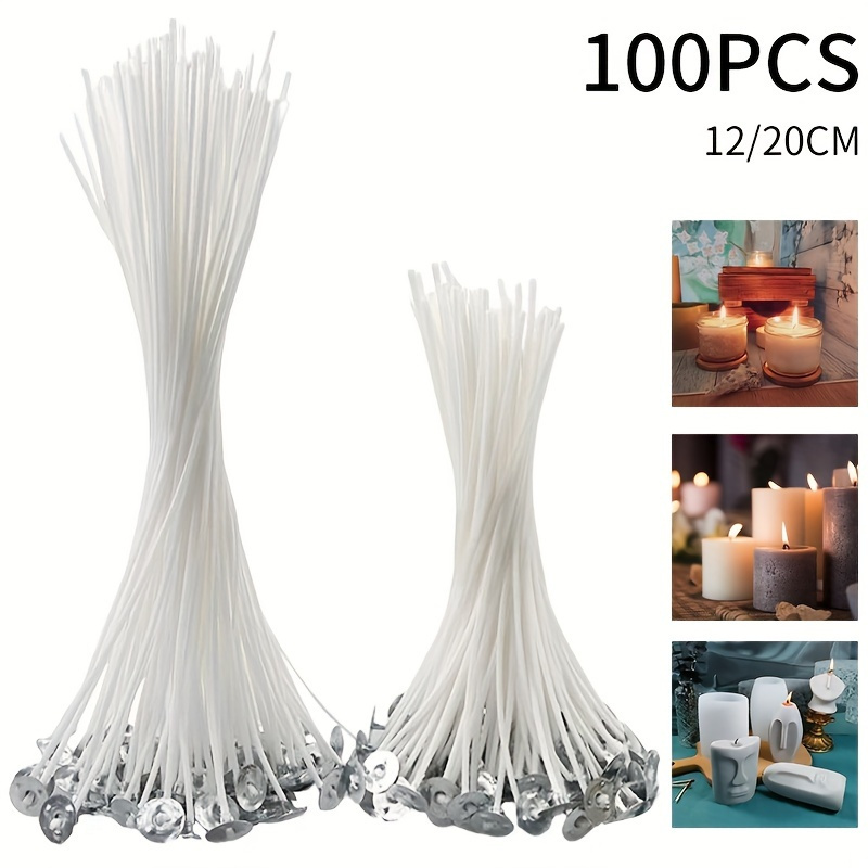 60/120 Candle Wicks 8 Inch Cotton Core Candle Making Supplies Pre