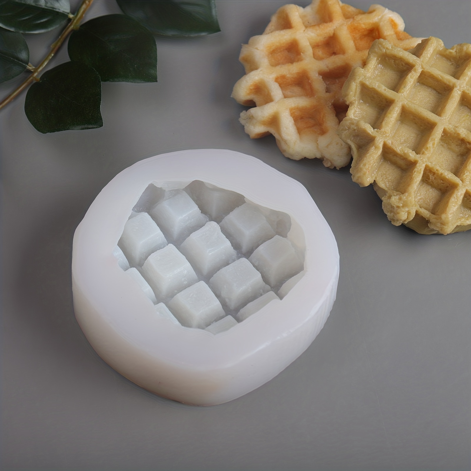 1Pcs 3D Mini Chocolate Cookies Waffles Silicone Fondant Molds Candle Fudge Wax  Melts Molds Berries Chocolate Candy Mold - AliExpress