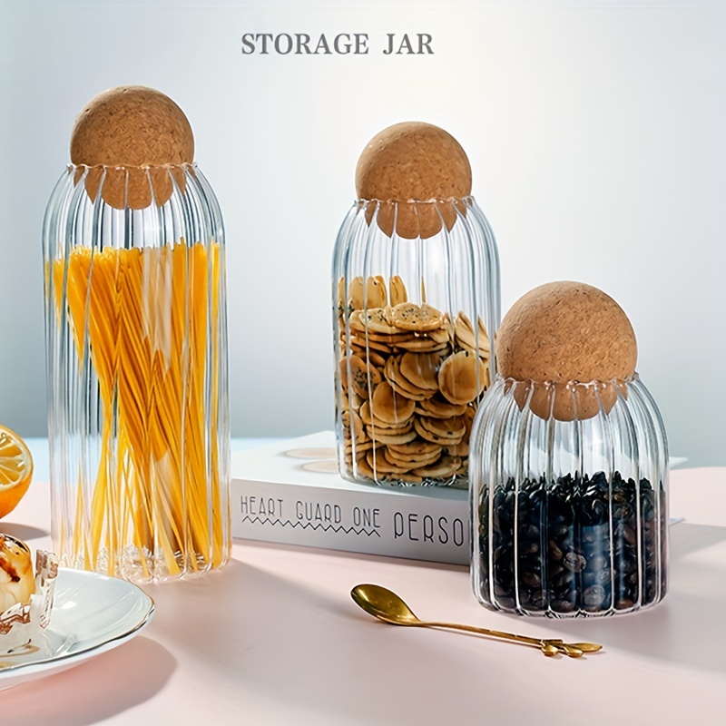Bunny Ear Glass Jar Decorative Glass Canister Kitchen Spice Jar Candy  Canister Snack Holder