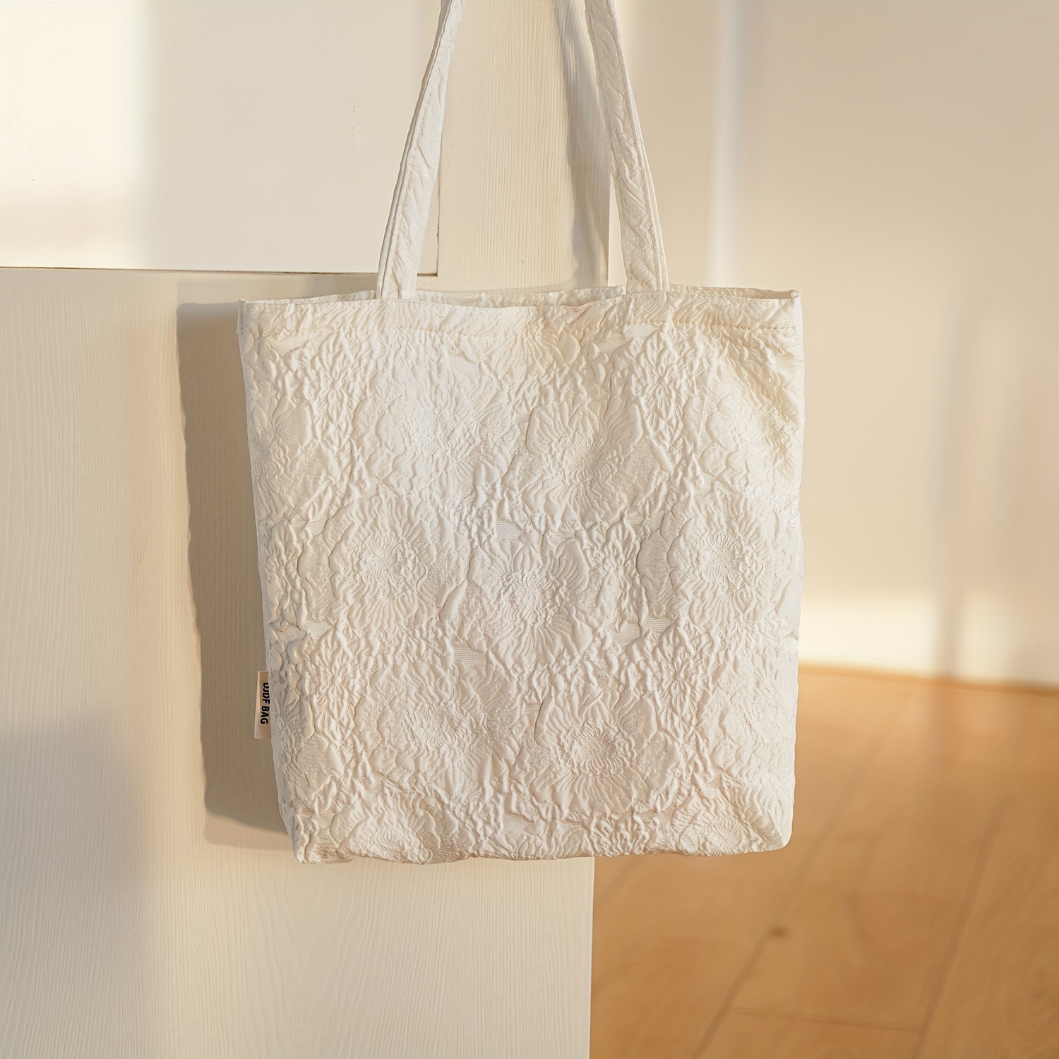 White discount canvas tote