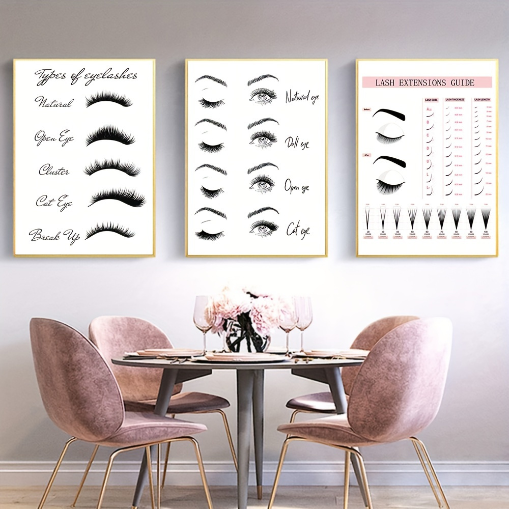 Lash Room Sign Vinyl Wall Sticker Eyelash Studio Beauty - Temu