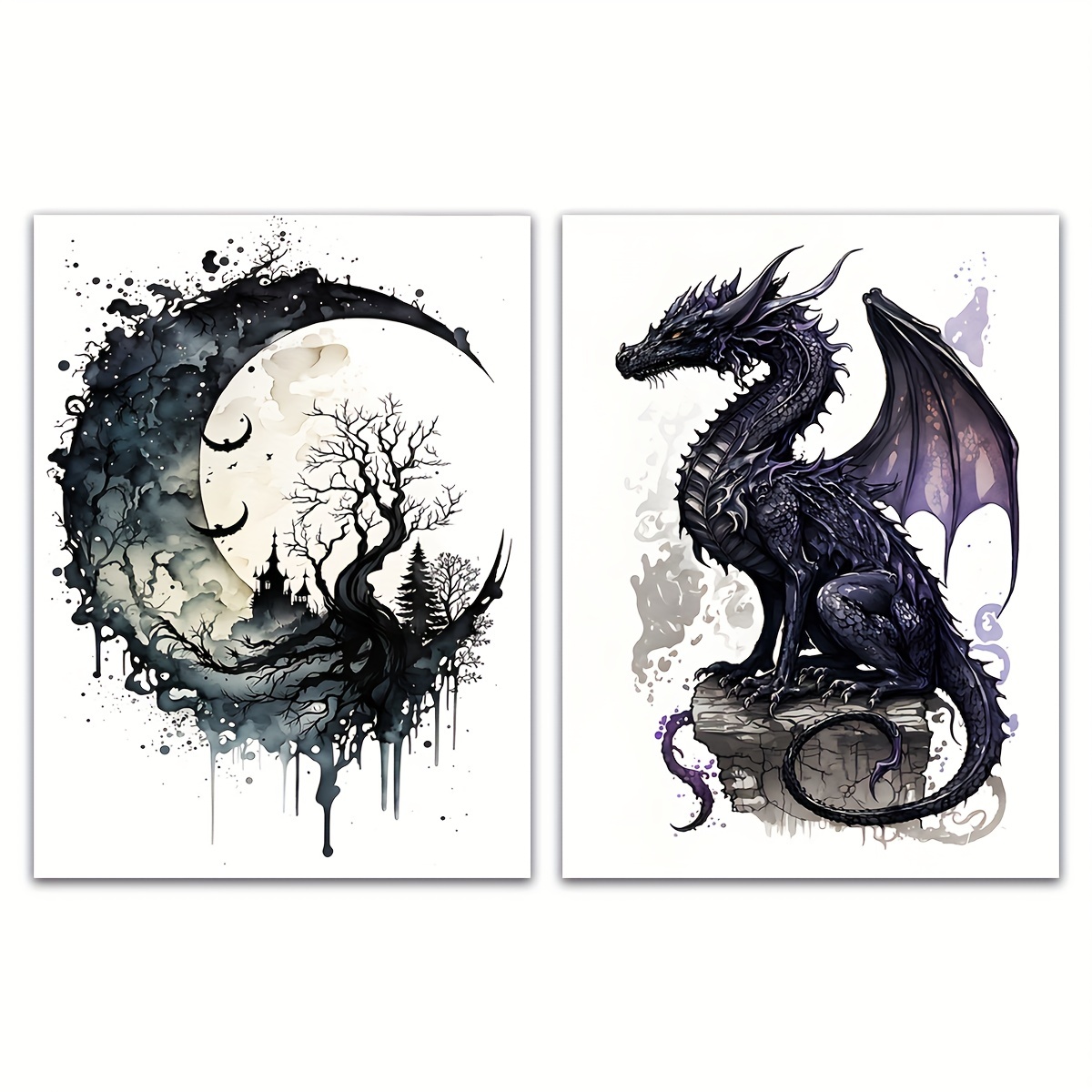 1pc 5D Artificial Diamond Painting Set, Colorful Dragon, Suitable For  Beginners, Adults Handmade, Living Room, Interior Decoration Painting Set,  11.8