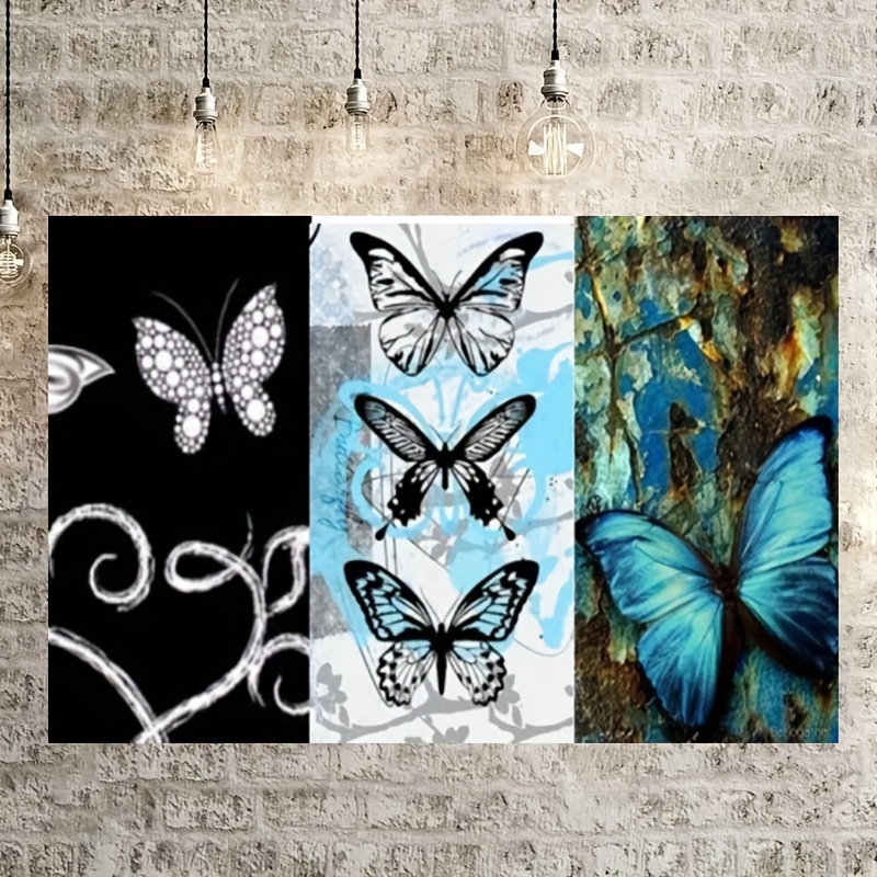 Beautiful Butterfly Species Canvas Prints For Home Decor - Temu