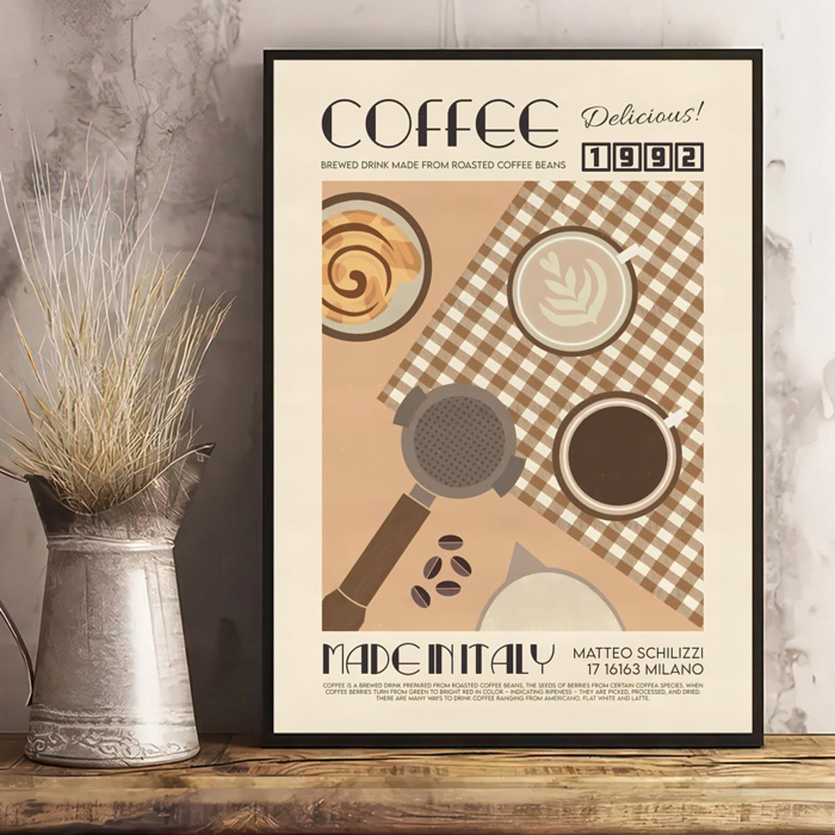 old coffee grinder with coffee beans, Posters, Art Prints, Wall Murals