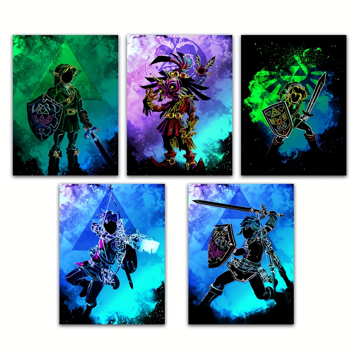 Link Zelda Character Game Popart by Qreative on canvas, poster, wallpaper  and more