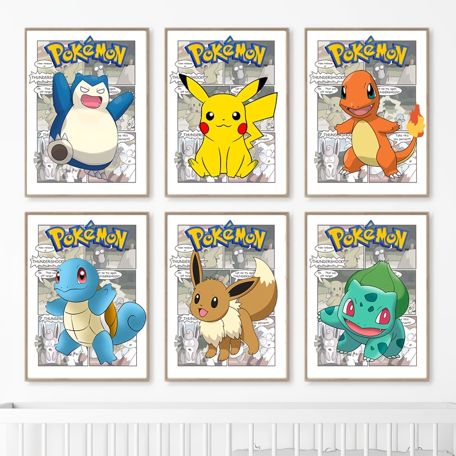 Pokemon - Pikachu Poster encadré, Tableau mural