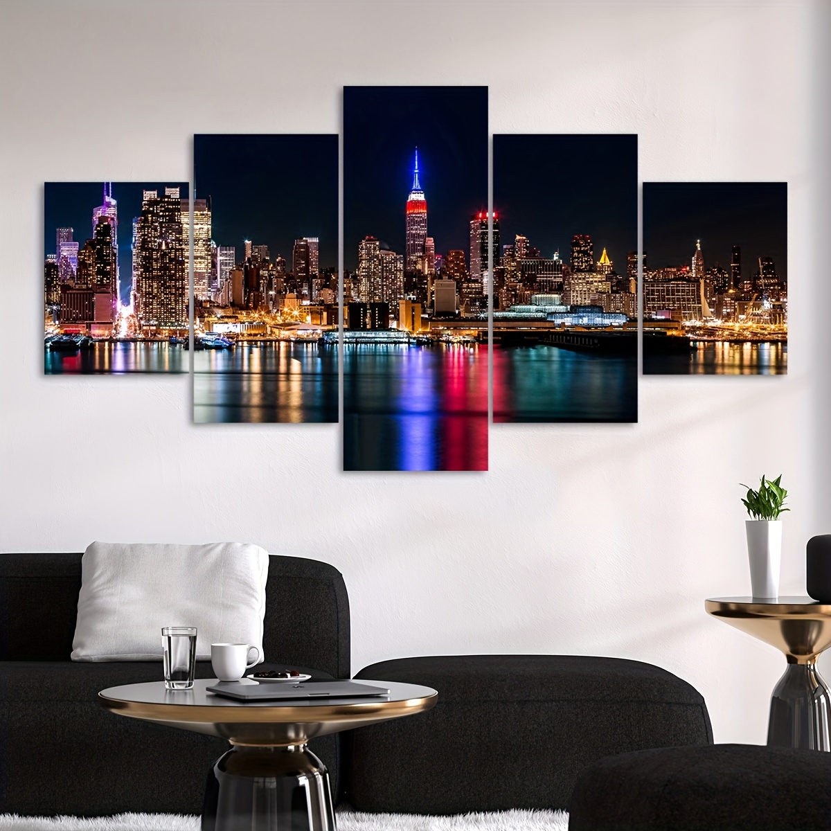 Frameless Canvas Prints, Las Vegas Night Scenery Painting, City Landscape Wall  Art Decor, Mural Picture For Living Room Bedroom Office, Aesthetic Home  Decoration Gift - Temu