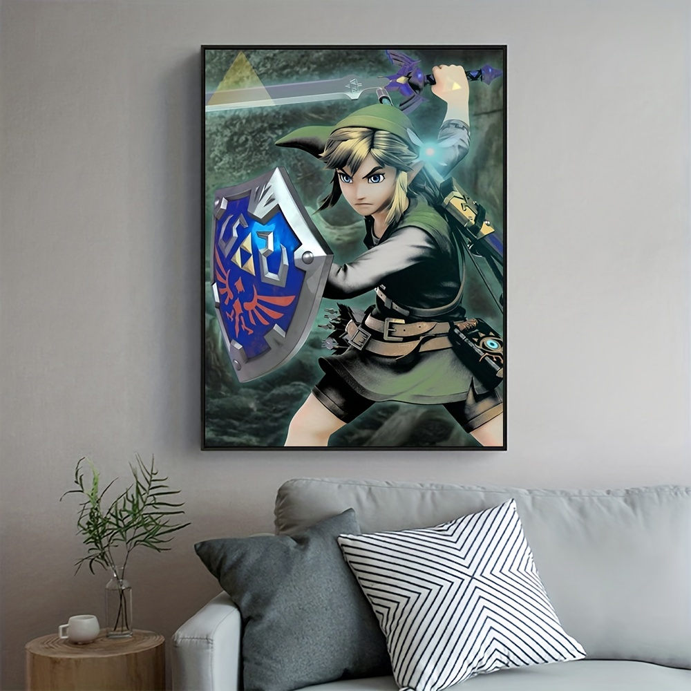 Link Zelda Character Game Popart by Qreative on canvas, poster, wallpaper  and more