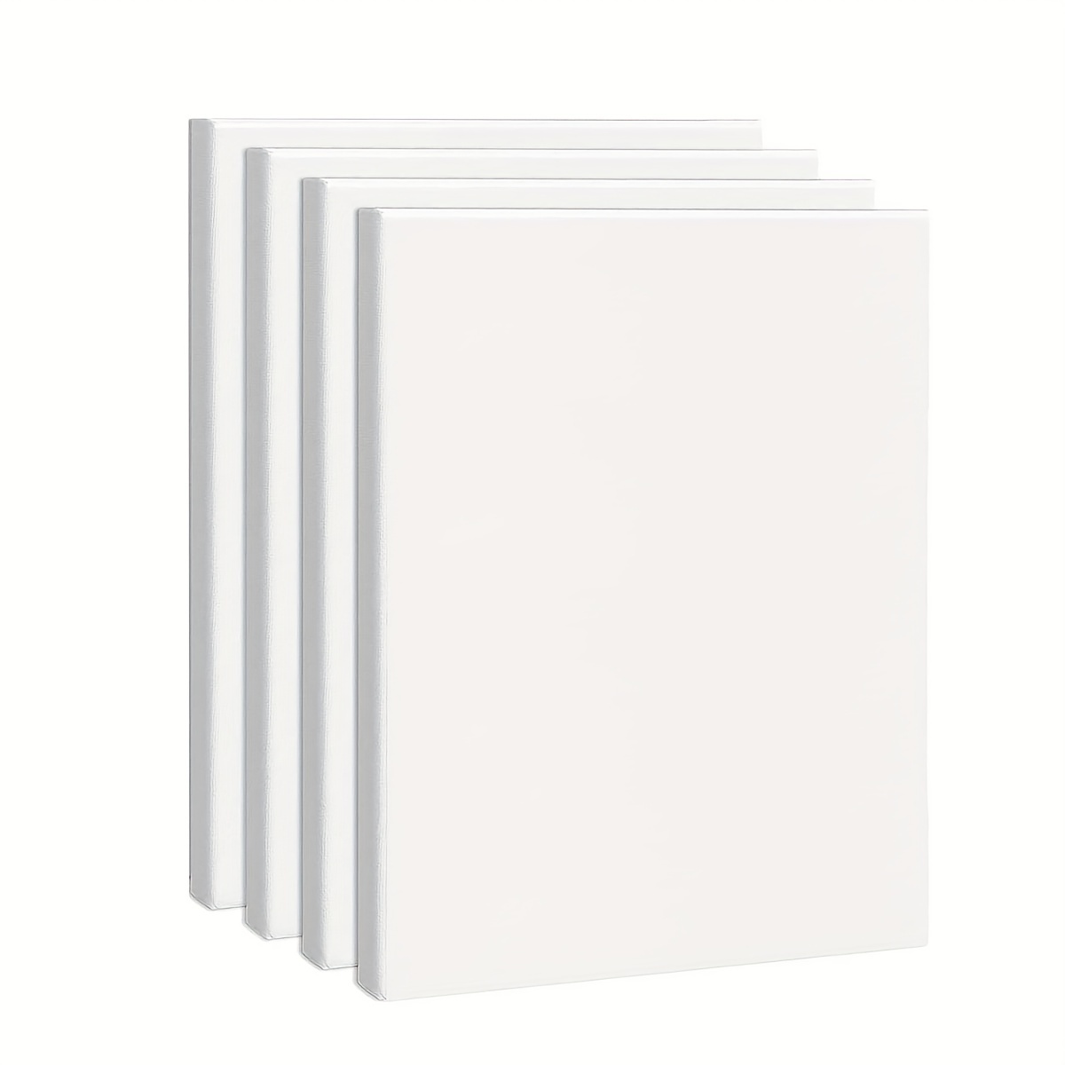 16PCS Blank Painting Canvas White Paper Card Board Watercolor DIY Homemade  Art