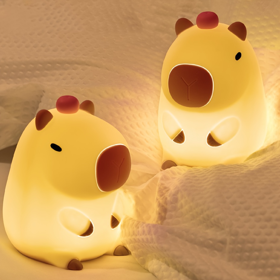 Yukojur Luz Nocturna Infantil, LED Lámpara Nocturna de Niños con Función  Control Tátil,Lamparas de Mesita de Noche, Luz de Dormir de Cuarto de Bebé