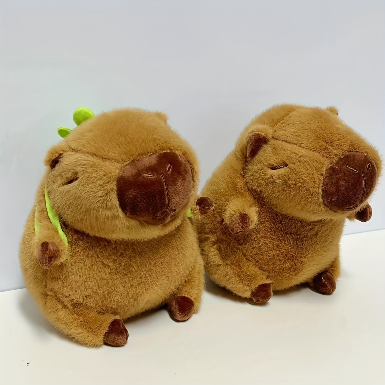 Capybara En Peluche Appuyez Pour Faire Des Bulles. Animal En