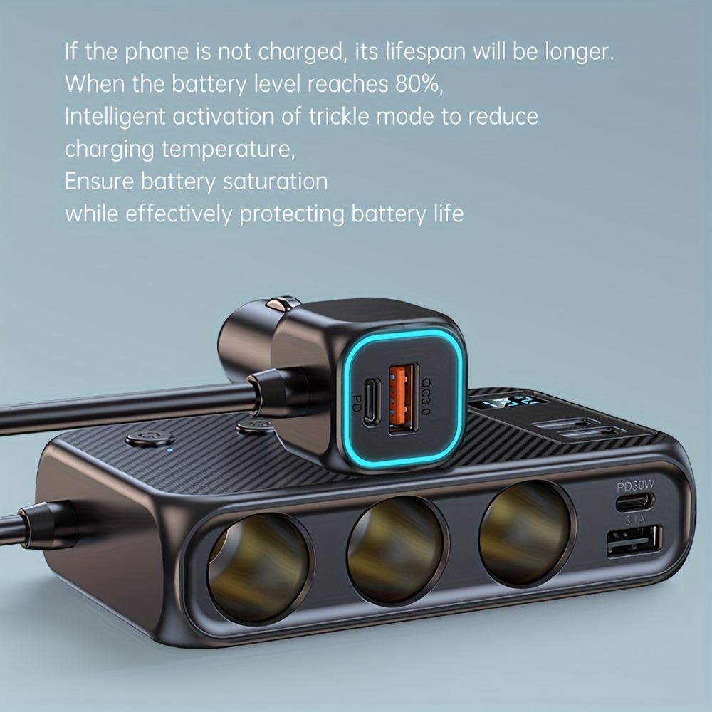 Charge battery deals through cigarette lighter