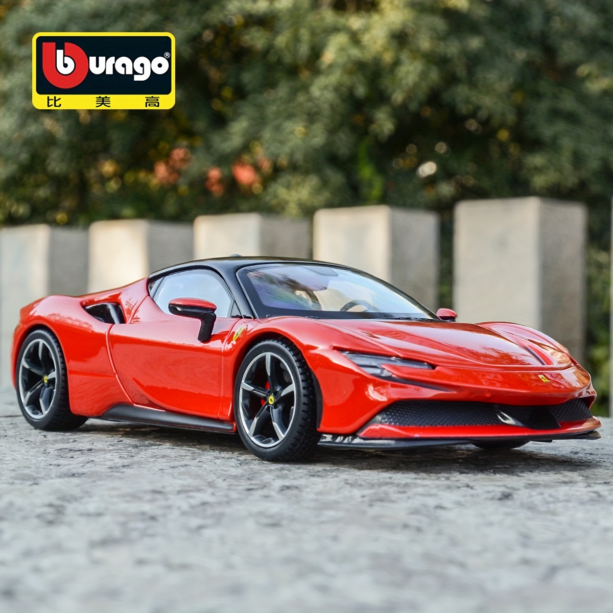 Luxus-Fußmatten-Set Ferrari Rot