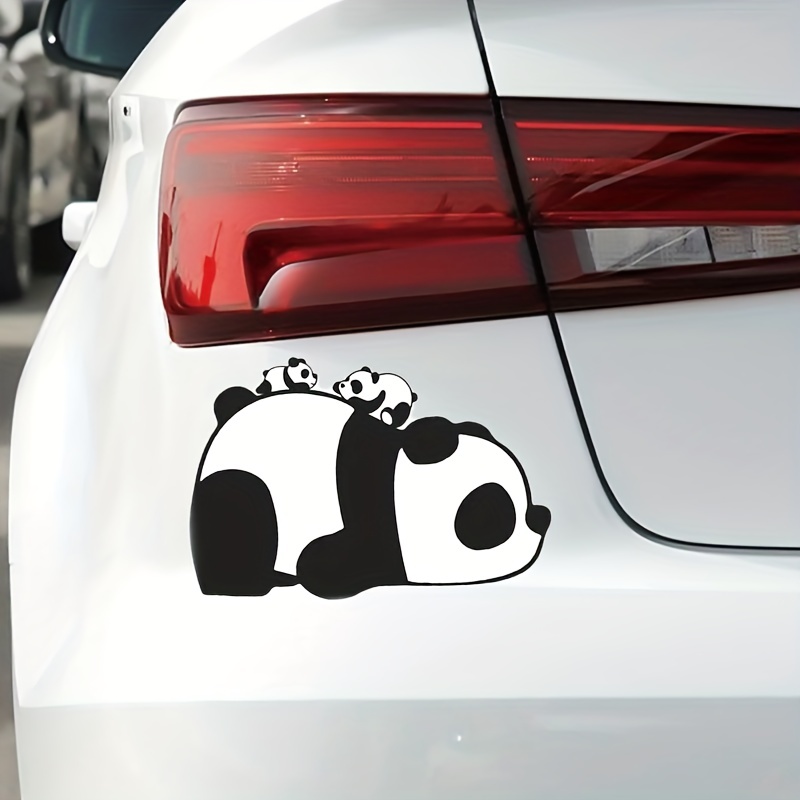 Love Car Decals - Car Stickers, I Love Panda Car Decal