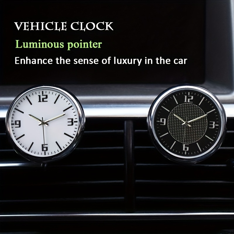 Car Interior Dashboard Clock Luminous Backlight Pointer Clock Auto