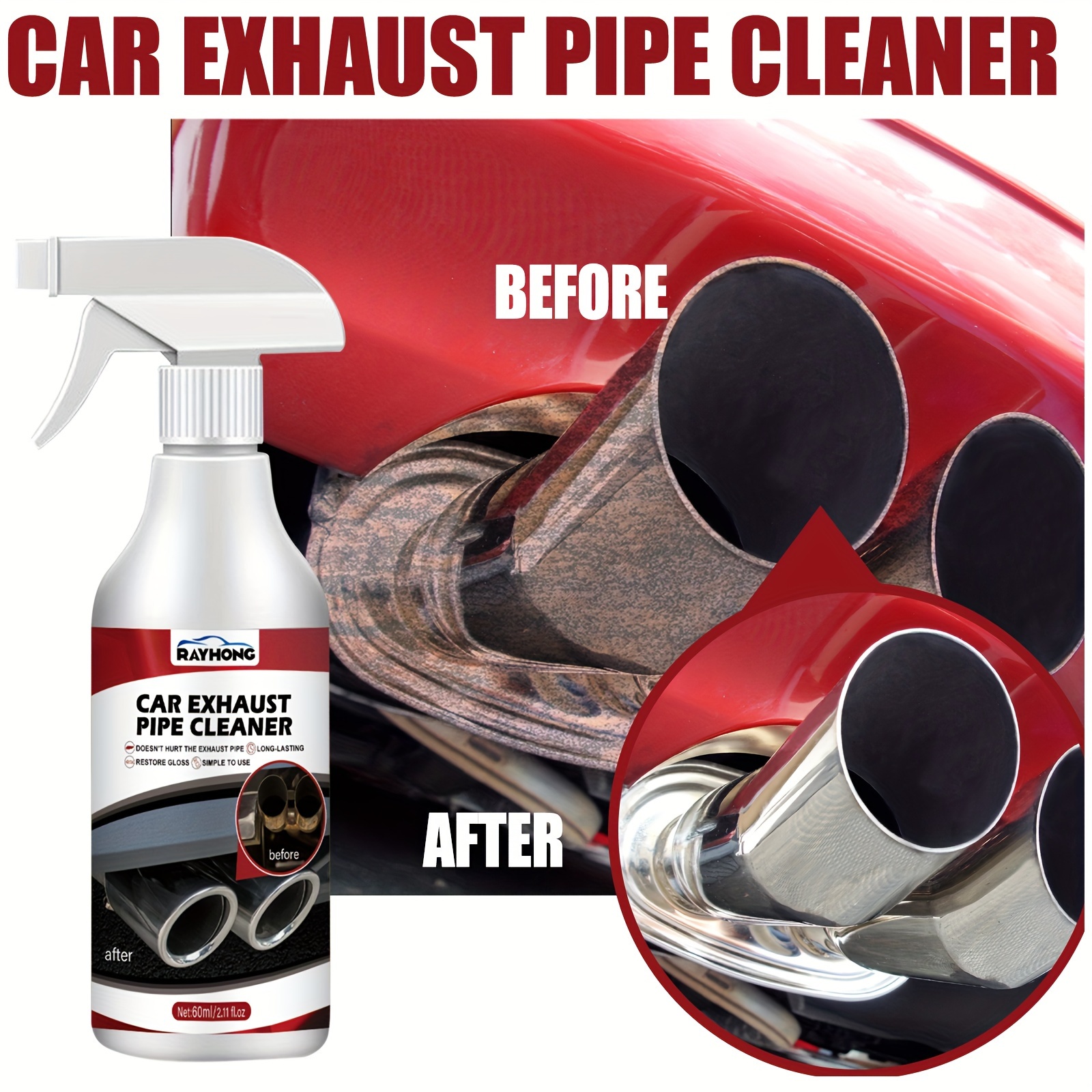  Reyneey Instaboost™ Car Converter Exhaust Cleaning