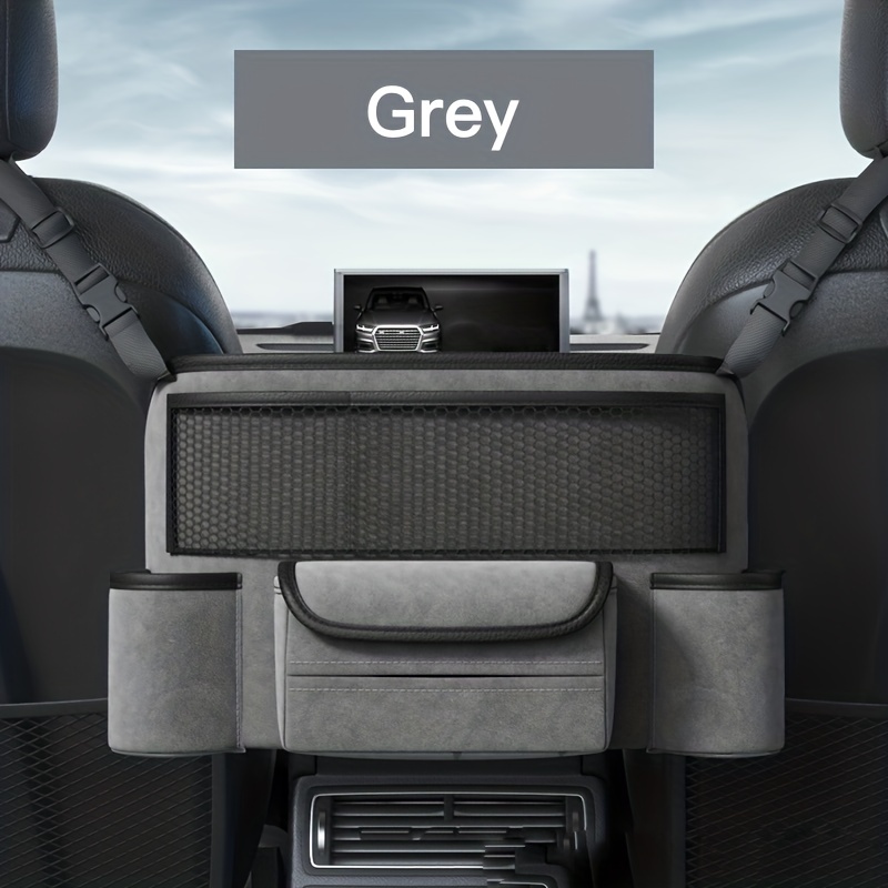 Auto-Handtaschenhalter zwischen den Sitzen, Auto-Organizer für  Taschentücher, Handy (schwarz)