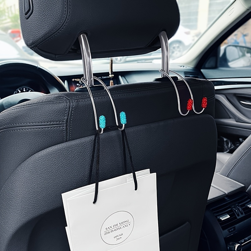 Cute Car Hook Seat Back For Purses And Bags Fun Blue Cat - Temu