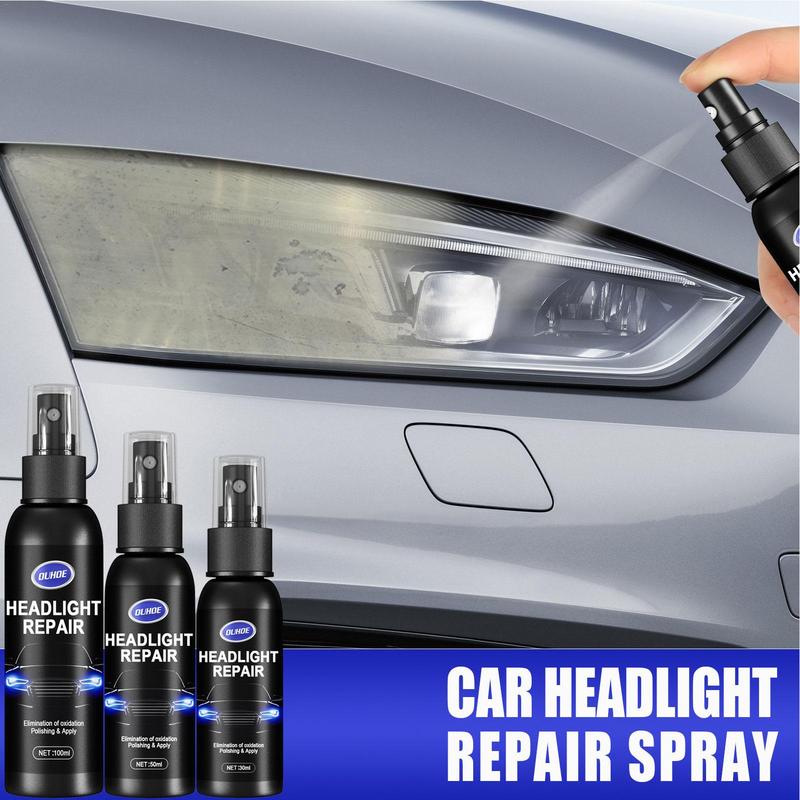 Lens Pro Headlight Polish Spray Headlight Renewal Polish Car Repair Fluid  Lens Pro Advanced Headlight Repair Polish Spray Innovative Car Headlight