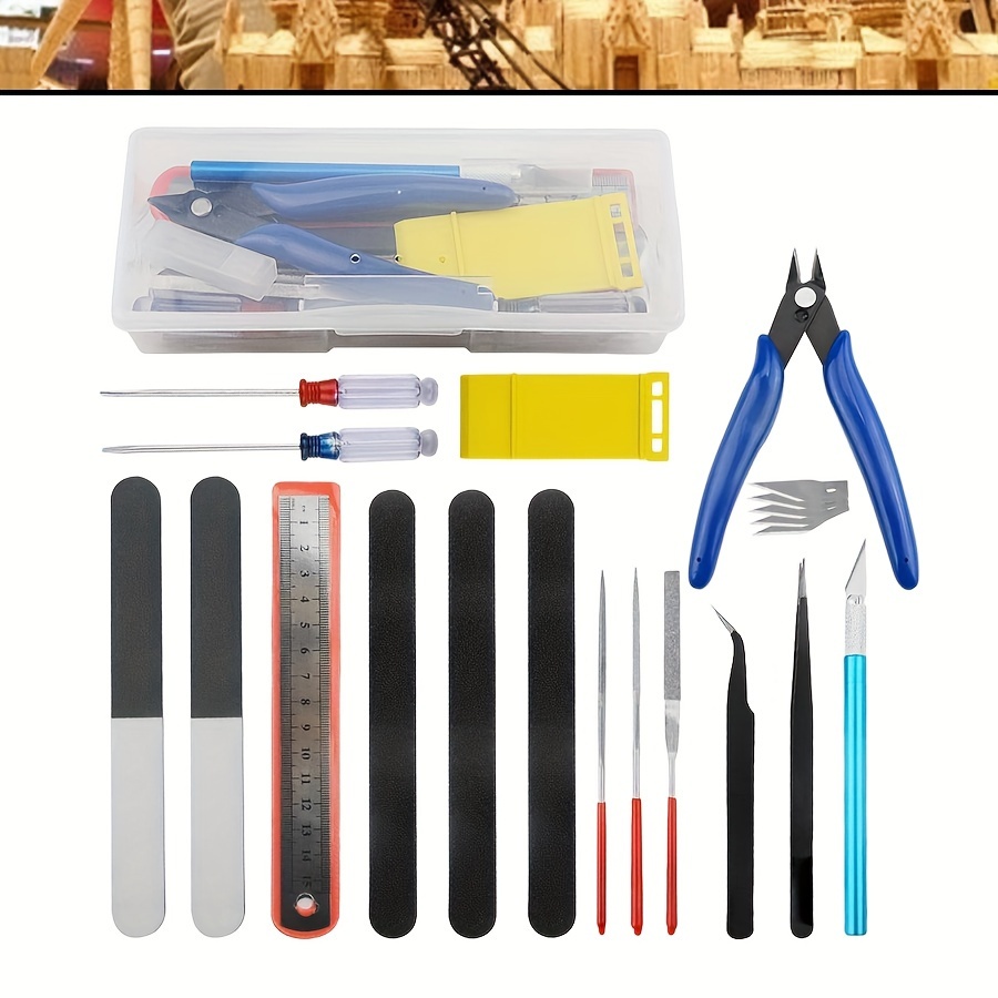 33Pcs Gundam Model Tool Kit Gunpla Tools Set Modeler Basic Tool Craft Set  Hobby