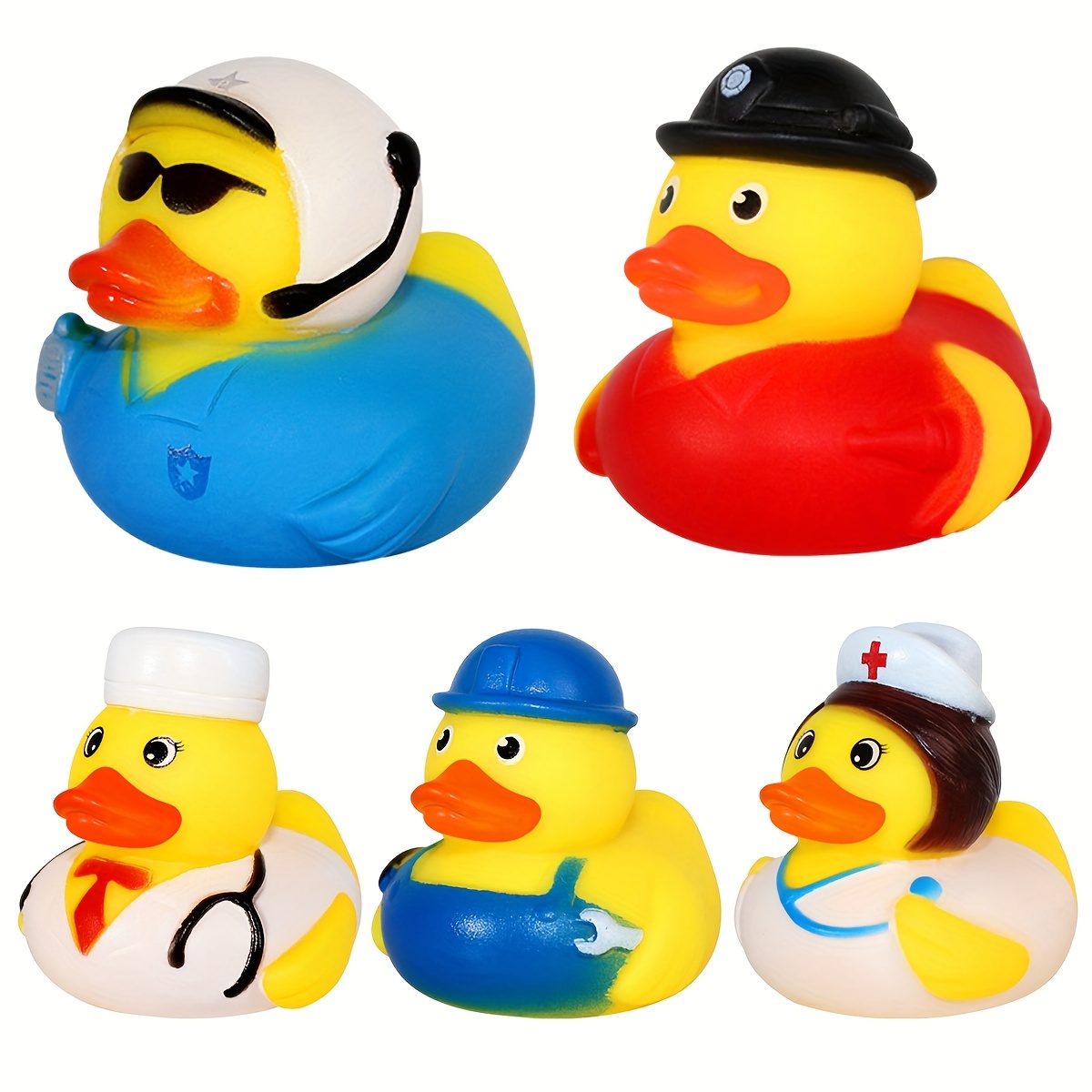 Rubber Cute Fly Duck Car Dashboard Decor Car Home Office Ornament Squeak  Summer