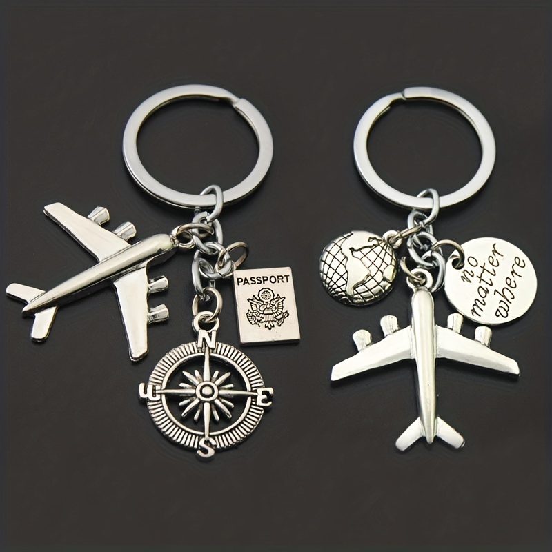 New Pilot Gift Flight Attendant Gift Fly Safe Keychain Pendant Traveling  Gifts May Your Air Be Clear Airplane Key Chain - AliExpress