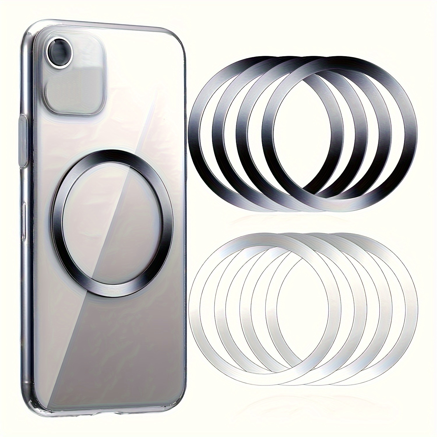 3 PCS Magnetischer Aufkleber für Mag Safe Wireless Chager & Zubehör,  starker universeller Magnetring-Aufkleber, Universal Magnet Sticker für  iPhone und Samsung: : Elektronik & Foto