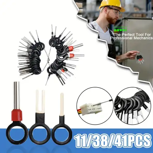  ATPEAM Electrical Terminal Release Kit  Universal Terminal  Removal Tool Kit Wire Connector Removal Molex Pin Extractor Tool 23 PCS Set  for American Domestic and Imported Vehicles : Automotive