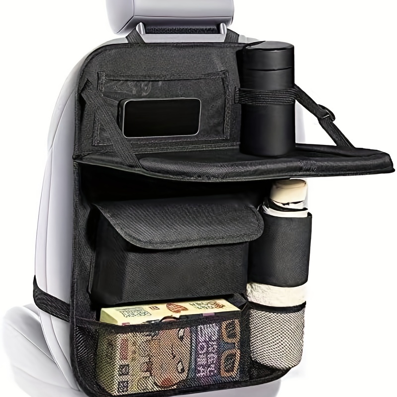 Universal Tactical Vehicle Back Seat Organizer with 5 Detachable Pouches -  Medical, Phone, and Admin Storage Bags with Multi-Pockets