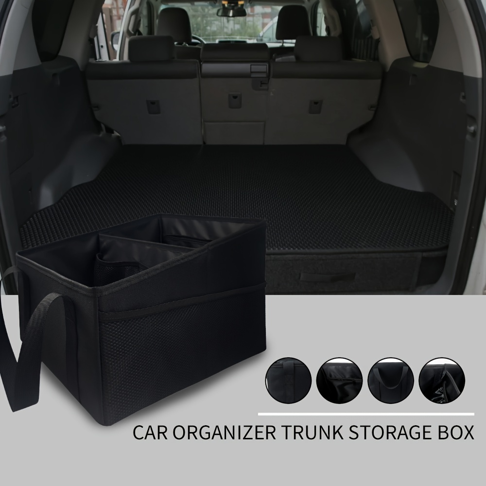 Car Supplies Trunk Storage Box, Foldable Large Size Charter Car Storage  Box, Camping Car Storage Box, Car Washing Tool Bag