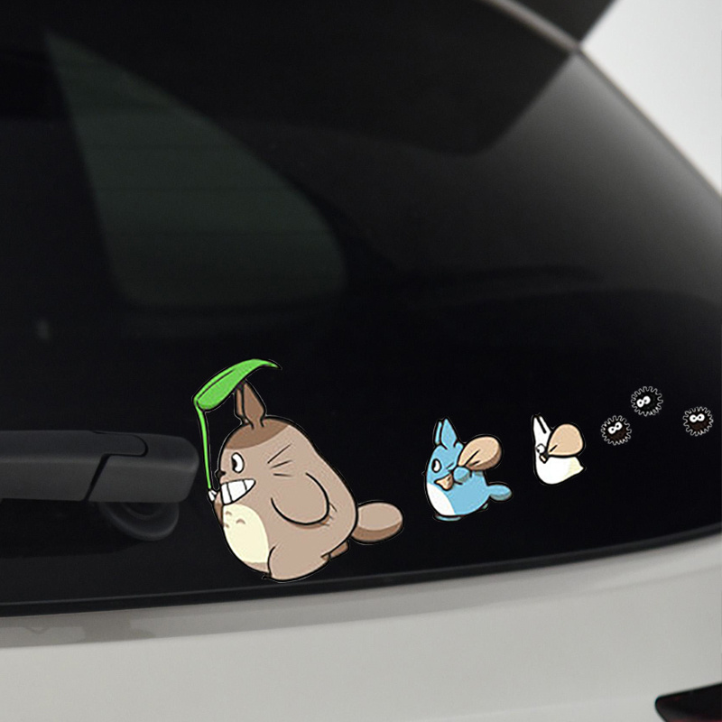 6'' Width Anime Car Accessories, Anime Decals - Cartoon Car