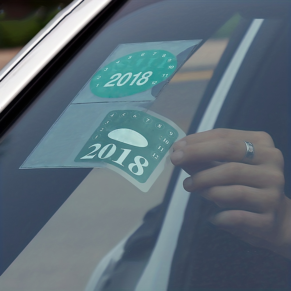 Parkscheinhalter, 4 Stck Transparent Auto Windschutzscheibe Ticket