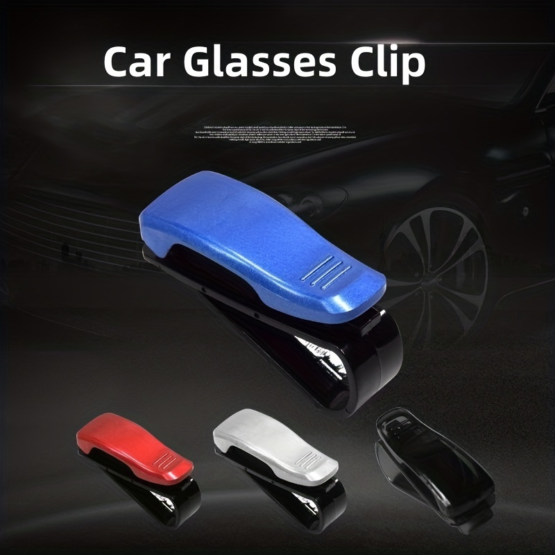 Auto-brillenhalter, Leder-auto-sonnenbrillen-clip, Multifunktionaler  Clip-sonnenbrillenhalter, Tragbarer Auto-sonnenbrillenhalter