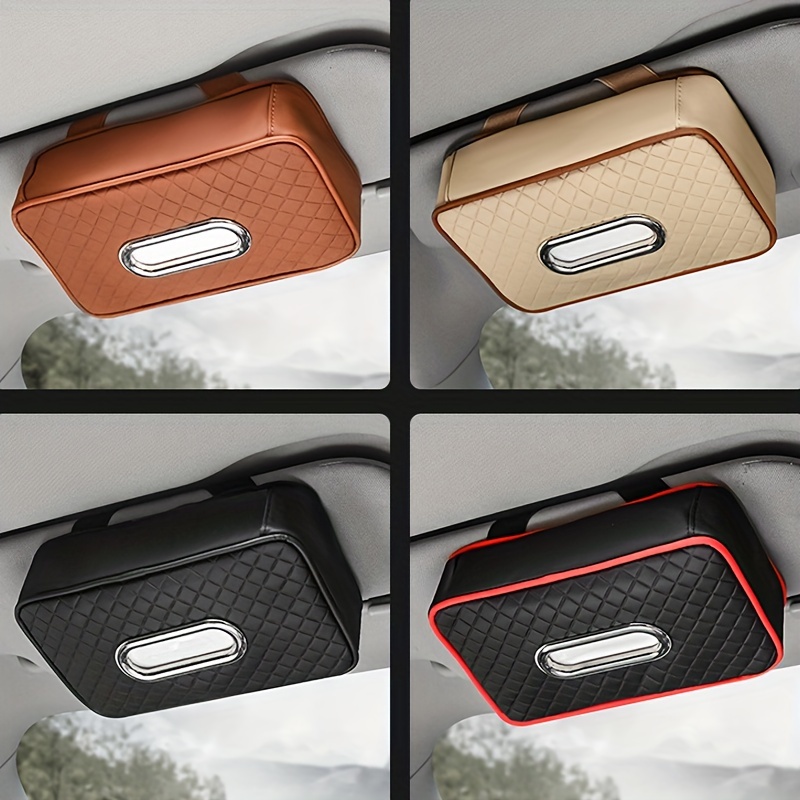 1pc Papier Handtuchbox für Auto montiert Auto Handlauf Sonnenschutz Auto  Cup Halter Schublade Auto Interieur Lagerung