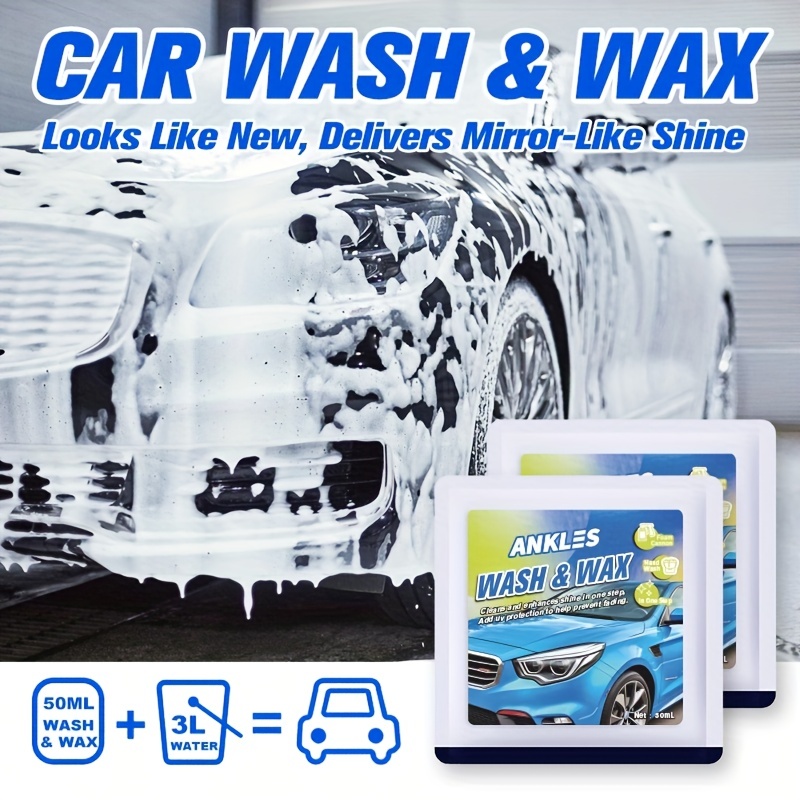 Car Wash Soap (Works With Foam Cannons, Foam Guns Or Bucket Washes) Safe  For Cars, Trucks, Motorcycles, RVs & More, 16.91oz