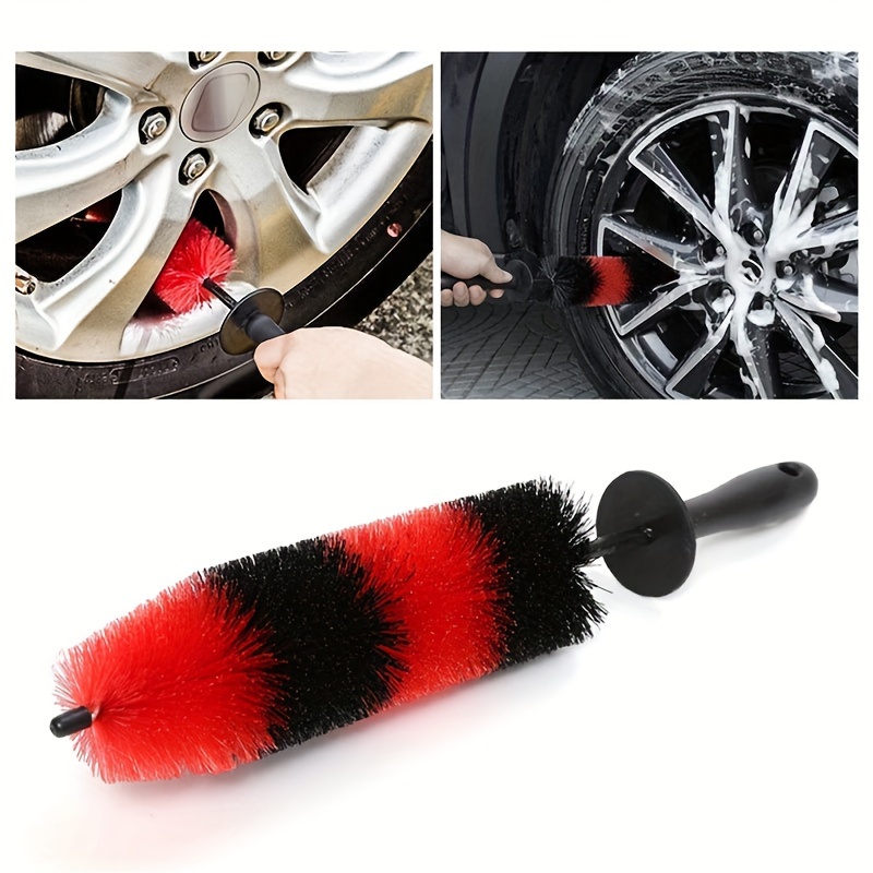 CHEMICAL GUYS Acc_B01 Gerbil Wheel and Rim Brush (Safe for Exhaust, Tires,  Rims, Engine Bays, & More)