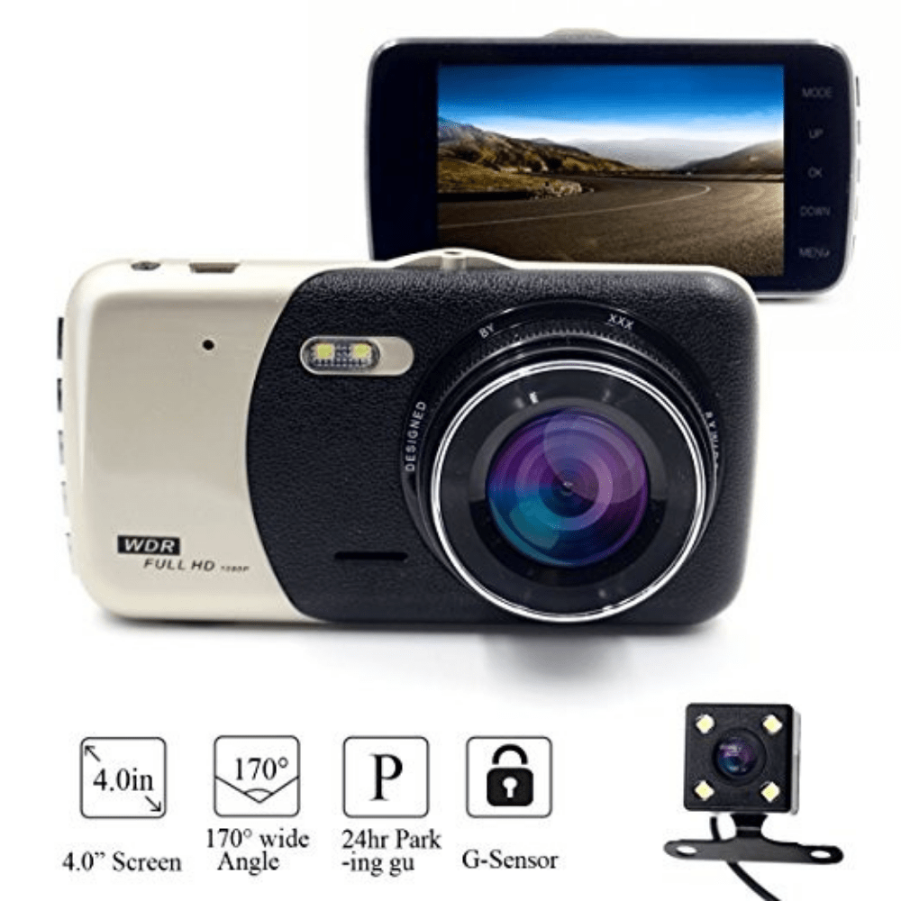 Dash Cam Front 1080P FHD, GOODTS Car Camera with 2.45 Inch Screen, Mini  Dash Cam