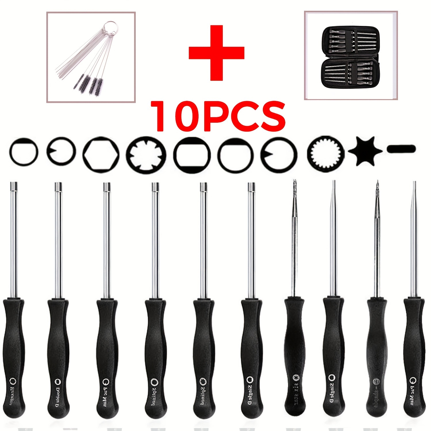 Carburetor Cleaning Brush Set Needle Combination Set Tool - Temu