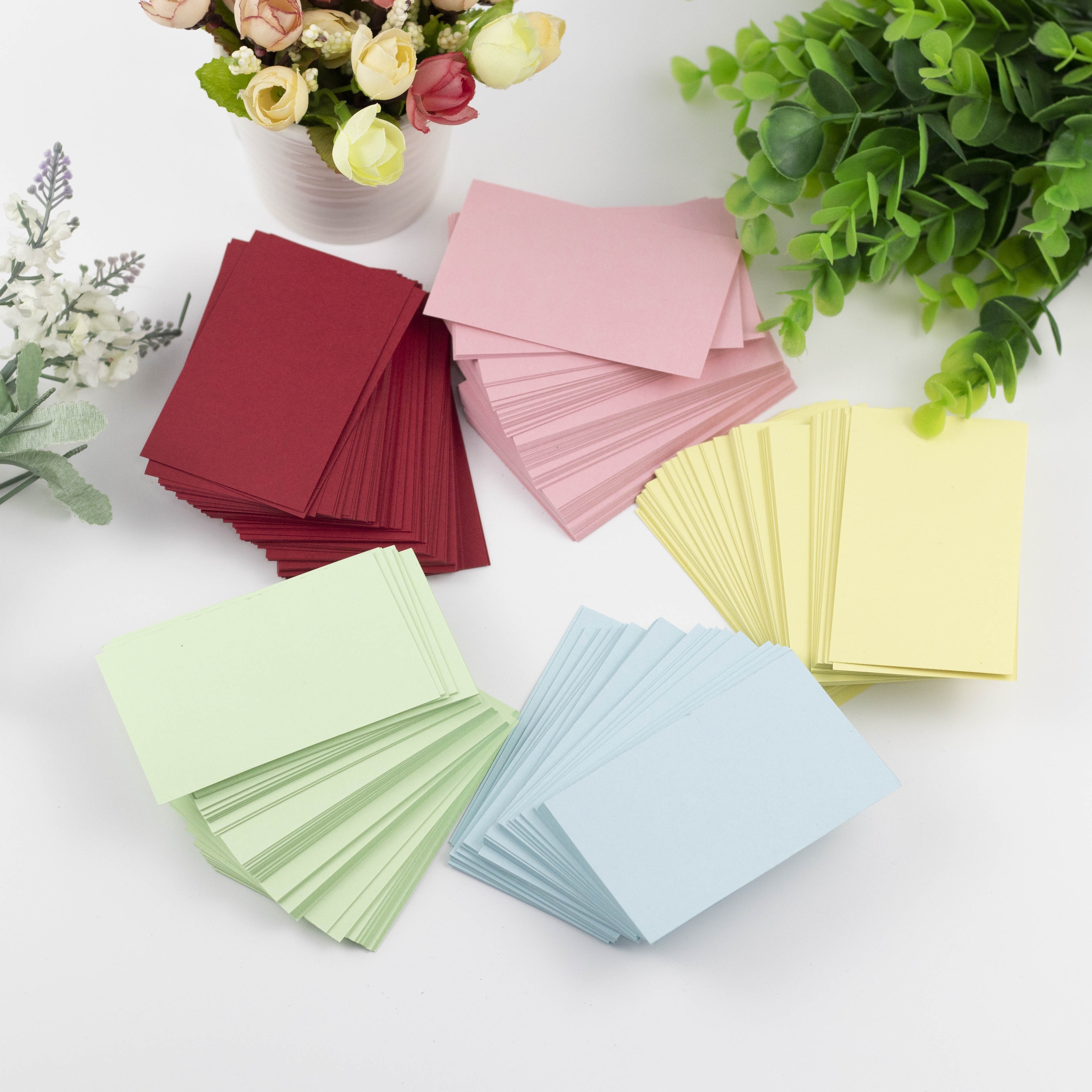 100 Sheets Colored Cardstock 20 Super Rainbow Colors 220gsm For DIY Art,  Students Paper Scrapbooking, Crafts Making
