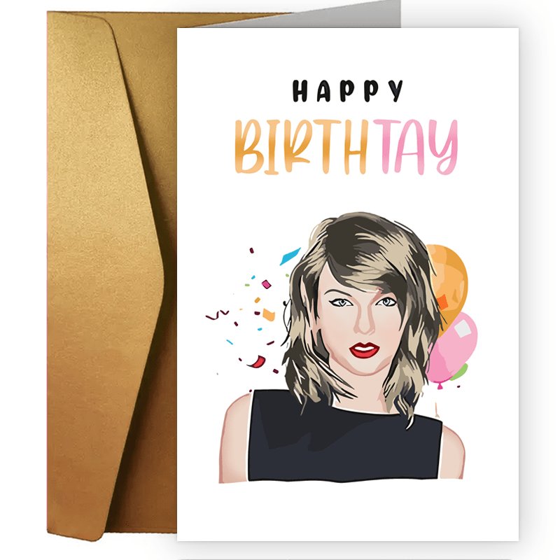 Achat Taylor Swift - It's Your Birth-Tay - Carte d'anniversaire