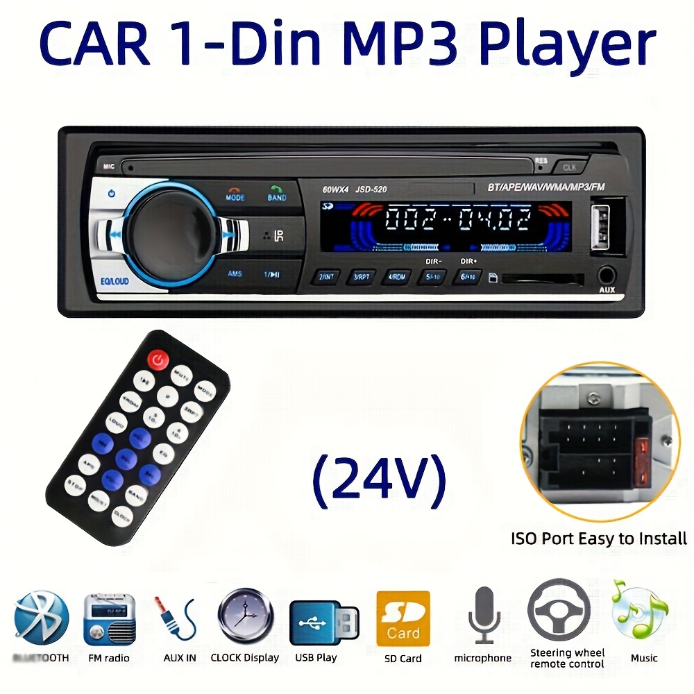 1 Din Car Stereo Radio Dash Cup Holder Storage Box CD Player Unit Case  Universal