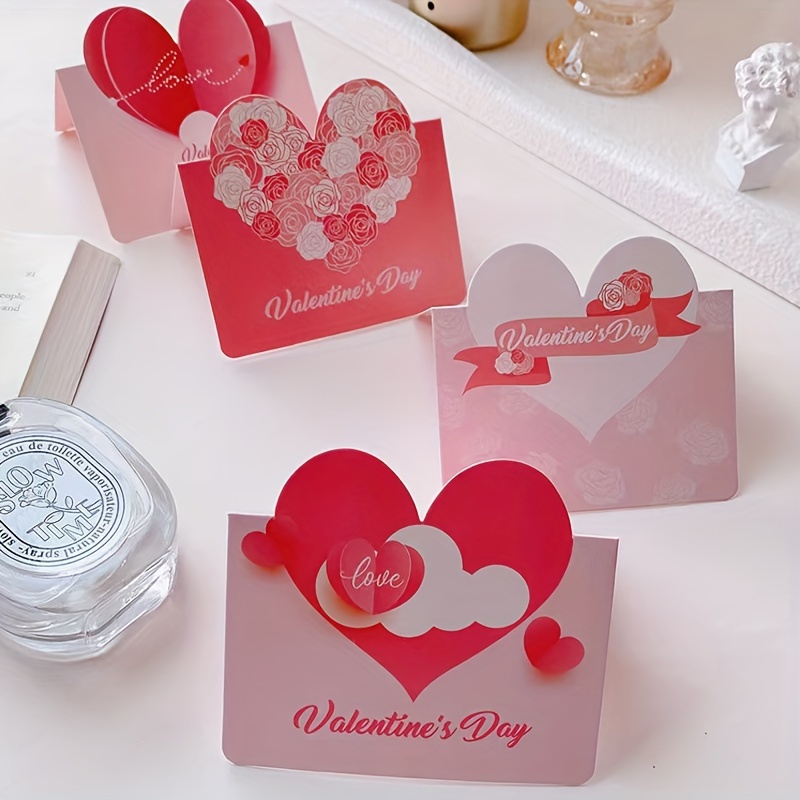Valentine's Day Gifts Greeting Cards Beautiful Hollowed - Temu